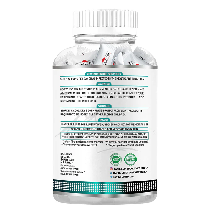 SwissLife Forever Melatonin 10mg + Tablets with Tagar & Vitamin B6 | Supports Sleep Cycle & Nerve Health | For Men & Women | Non-Habit Forming & Vegan | 60 Tablets - Image 2