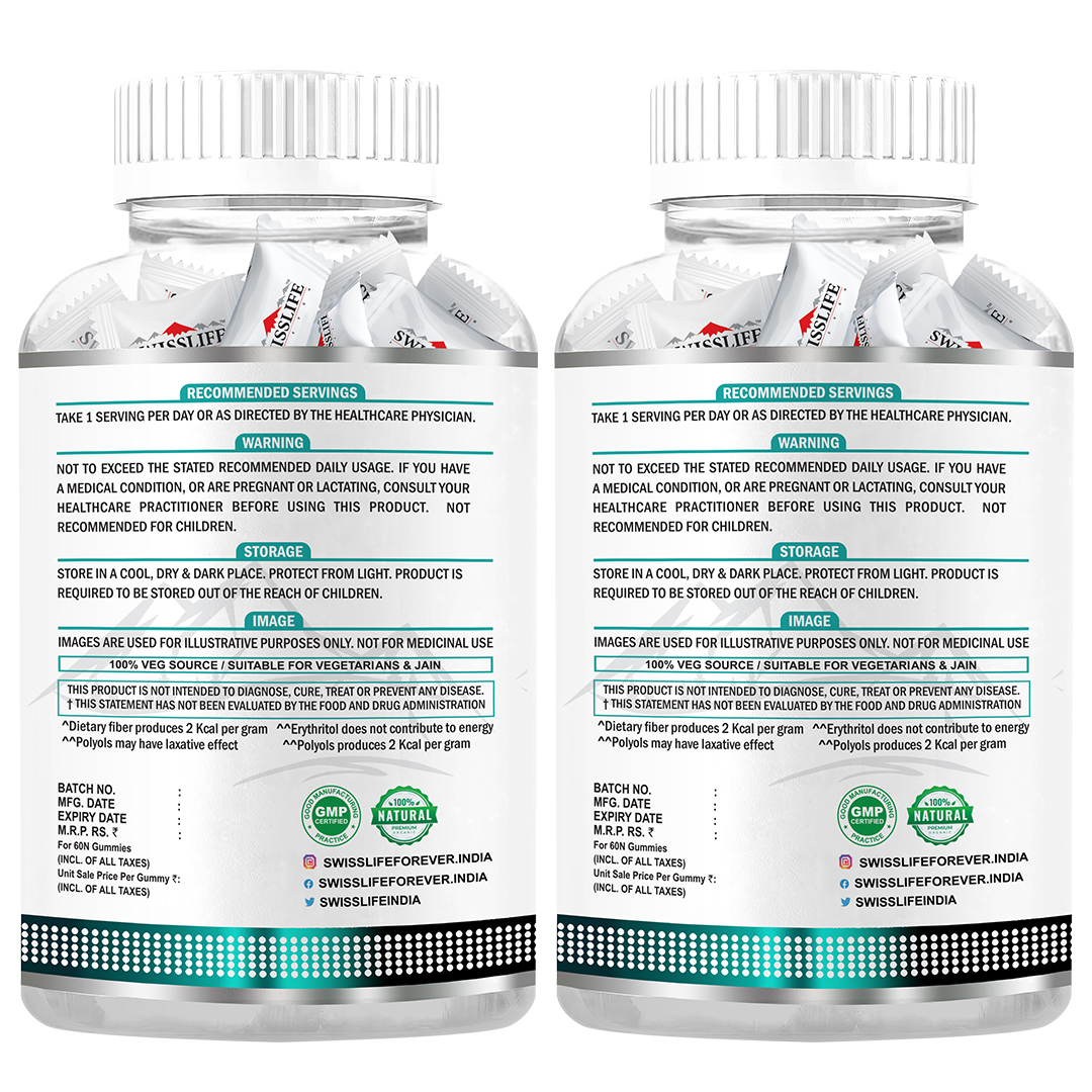 SwissLife Forever | Melatonin 10mg Gummies for Sleep Support for Daily Wellness | For Men & Women | Vegan, Sugar-Free, Non-Habit Forming | 60 Gummies ( Pack of 2 ) - Image 2