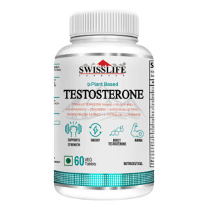 SwissLife Forever Testosterone Supplement for Men | Tribulus 1000mg, Ashwagandha, L-Citrulline, Kaunch Beej | Plant-Based Formula | Supports Strength, Stamina, Energy & Performance | 60 Tablets